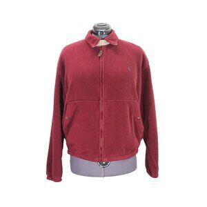 Polo Ralph Lauren Full Zip Fleece Jacket Men’s‎ Size Medium Vintage 90s USA Cozy